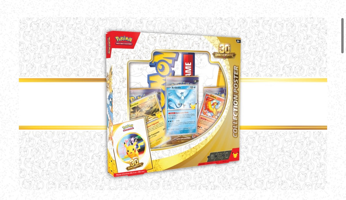 JCC Pokémon : Collection poster 30ᵉ Anniversaire