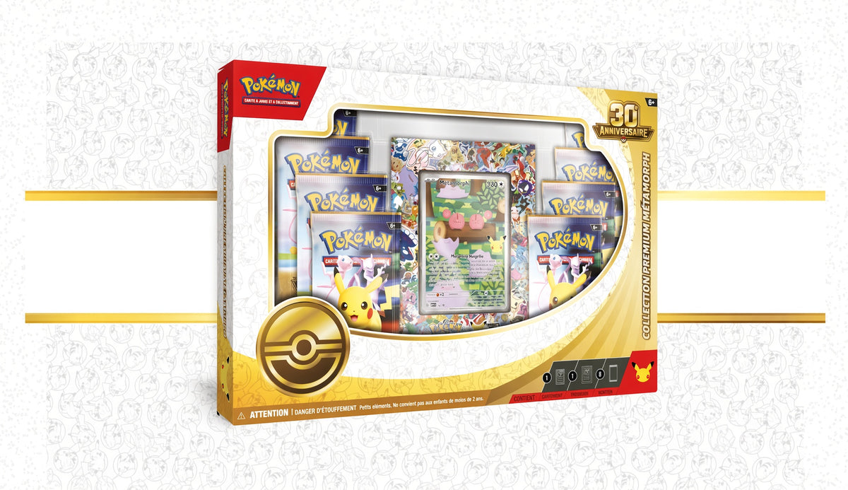 JCC Pokémon : Collection Premium Métamorph 30ᵉ Anniversaire