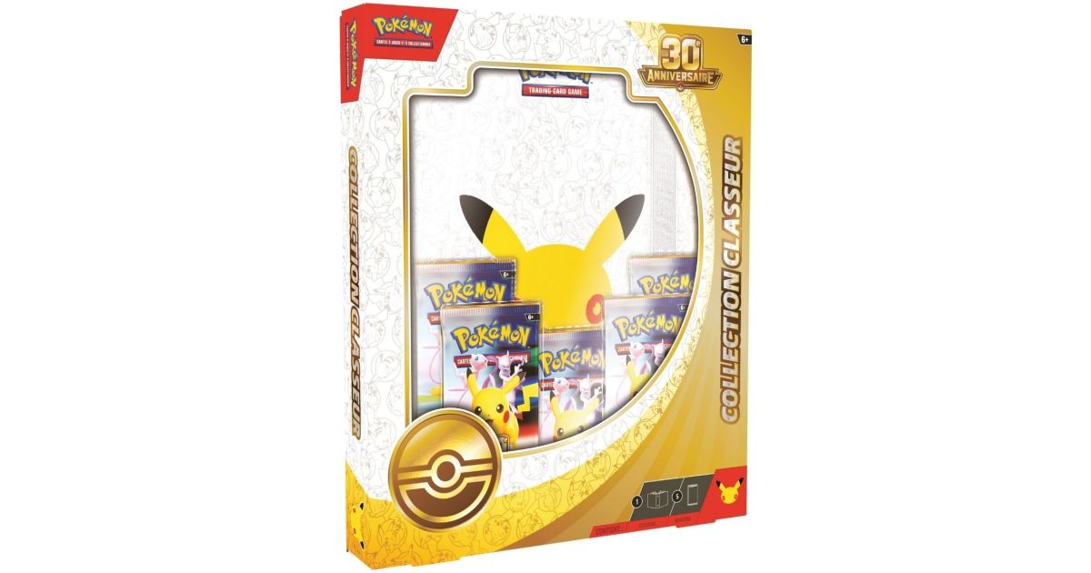 Collection classeur 30ᵉ Anniversaire du JCC Pokémon